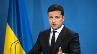 Ukrainian President Volodymyr Zelensky Visits Berlin