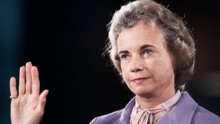 Sandra Day O'Connor Being Sworn In