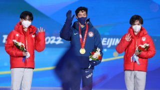 Nathan Chen receives gold medal