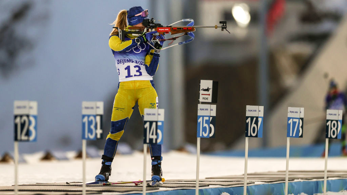 Biathlon Olympics Rifle Shooting, Cross-Country Skiing Combined