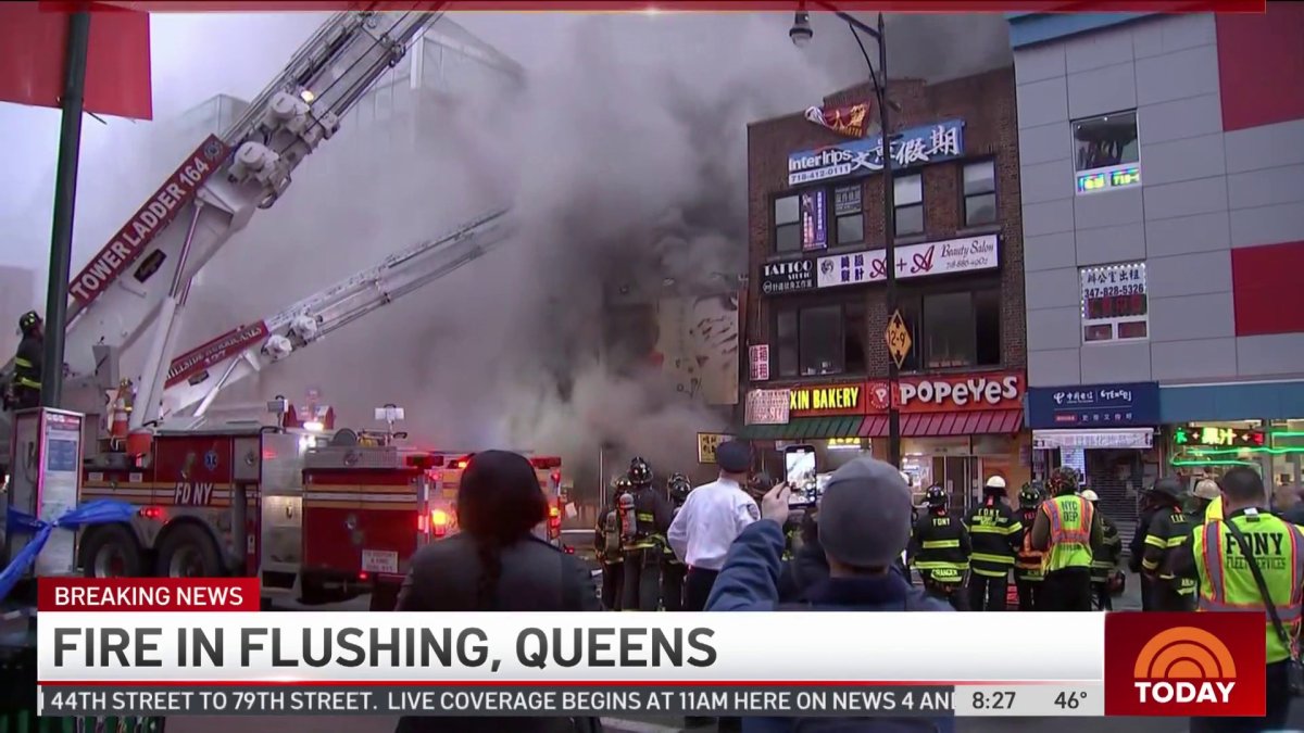 Fire Rages in Queens – NBC New York