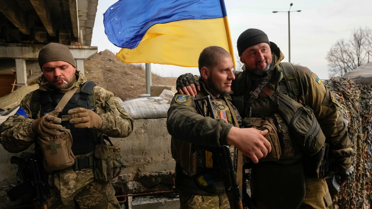 Русские военные на Украине