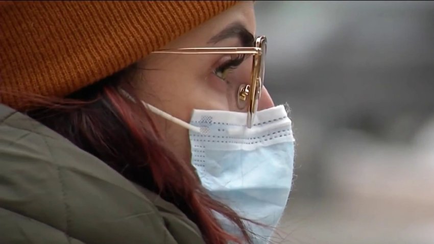 a generic picture of a person wearing a mask