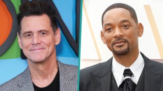 Jim Carrey, left, and Will Smith, right