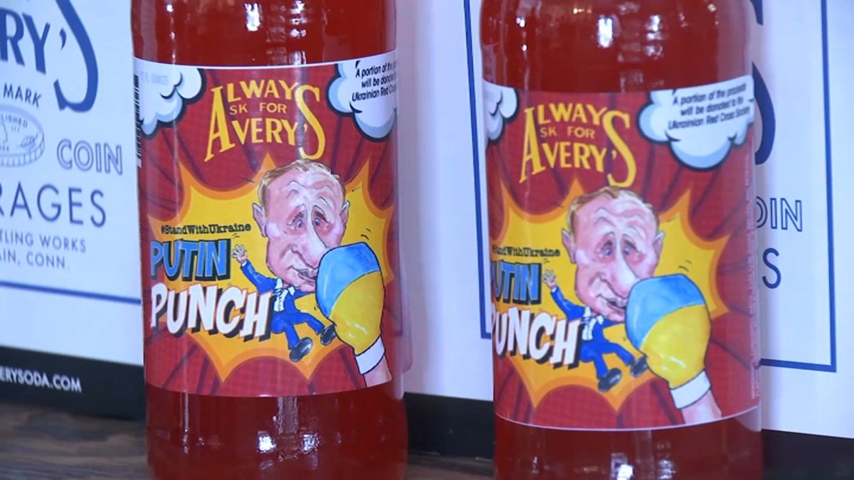 ‘Putin Punch’ From CT Soda Company Raises Funds for Ukraine Relief