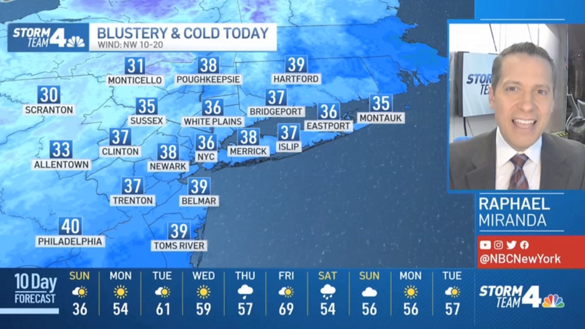 Latest Forecast From Storm Team 4 – NBC New York