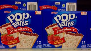 Box of strawberry pop tarts