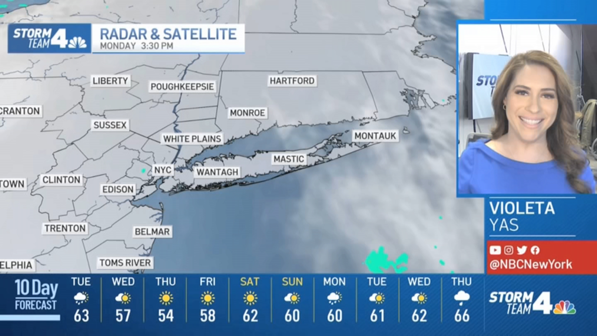 Latest Forecast From Storm Team 4 – NBC New York