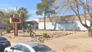 A screenshot of Eldorado High School in Las Vegas, Nevada. A 16-year-old student was charged with attempted murder and sexual assault against an Eldorado teacher in a dispute over grades, according to the Las Vegas Metropolitan police.