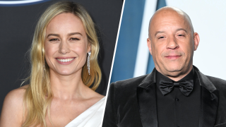 FILE - Brie Larson (l) Vin Diesel (r)