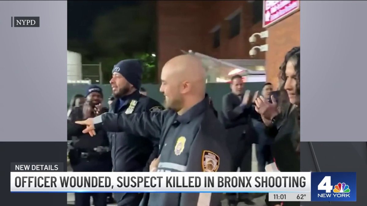 Officer Wounded, Suspect Killed in Bronx Shooting – NBC New York
