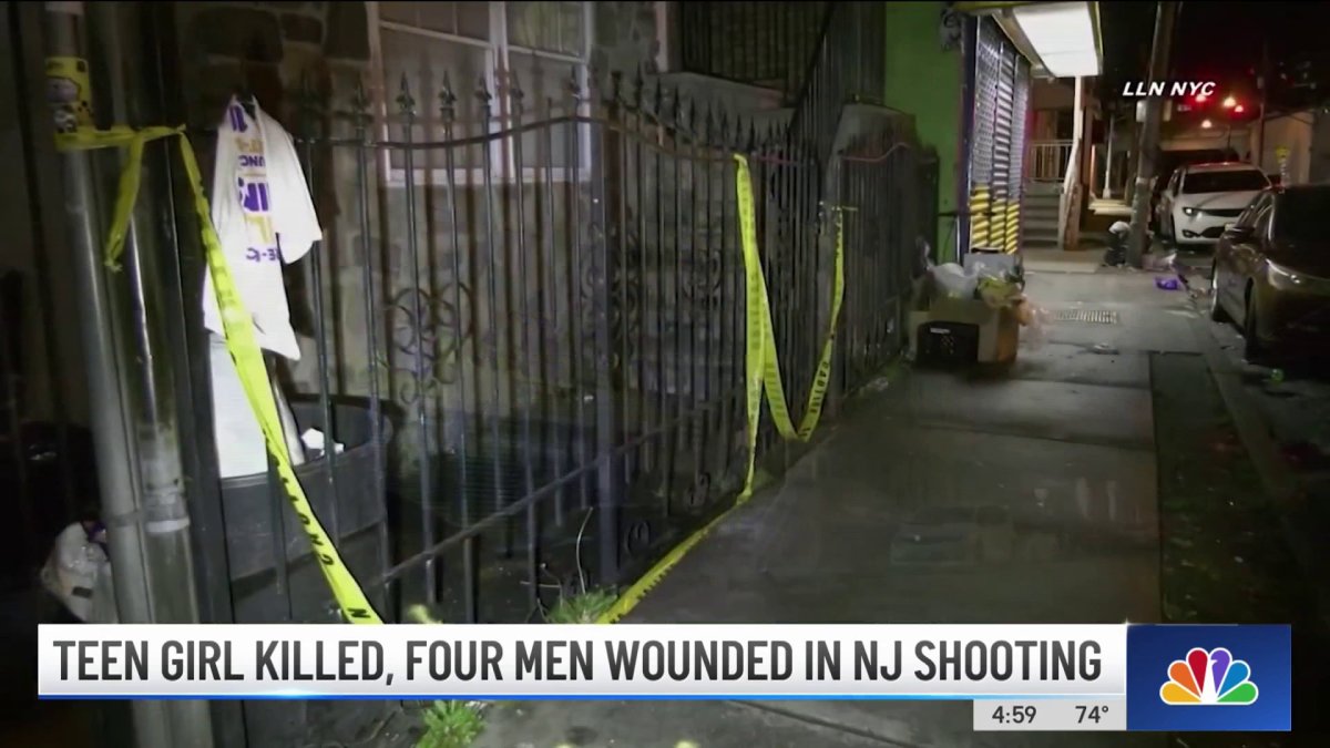 Teen Girl Killed, Four Men Wounded in Paterson Shooting – NBC New York