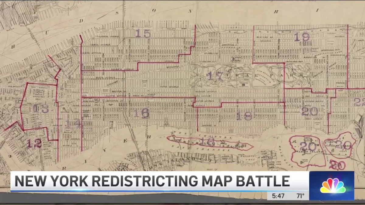 New York Redistricting Map Battle Ensues – NBC New York