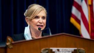 House Oversight and Government Reform Committee Chair Carolyn Maloney, D-N.Y., presides during a House Oversight and Government Reform Committee hearing to examine a Republican-led Arizona audit of the 2020 presidential election results in Arizona's most populous county, Maricopa, on Capitol Hill in Washington, Thursday, Oct. 7, 2021.