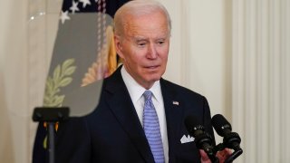 President Joe Biden speaks before signing an executive order in the East Room of the White House, Wednesday, May 25, 2022, in Washington. The order comes on the second anniversary of George Floyd's death, and is focused on policing.