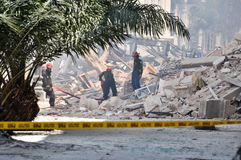 Photos: An Explosion Destroys Hotel Saratoga in Cuban Capital Havana