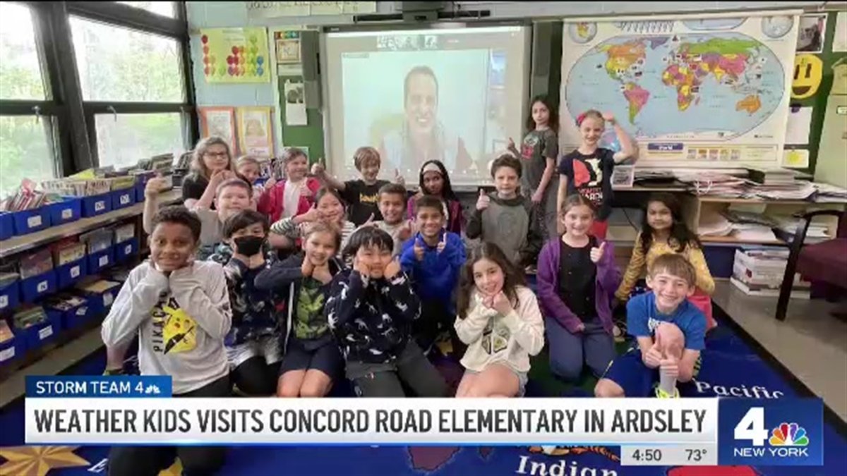 Ardsley 3rd Graders Particapte in Virtual Weather Lesson NBC New York