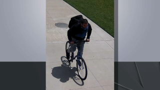 Man in his 30s riding a bike is accused of beating a 13-year-old boy.