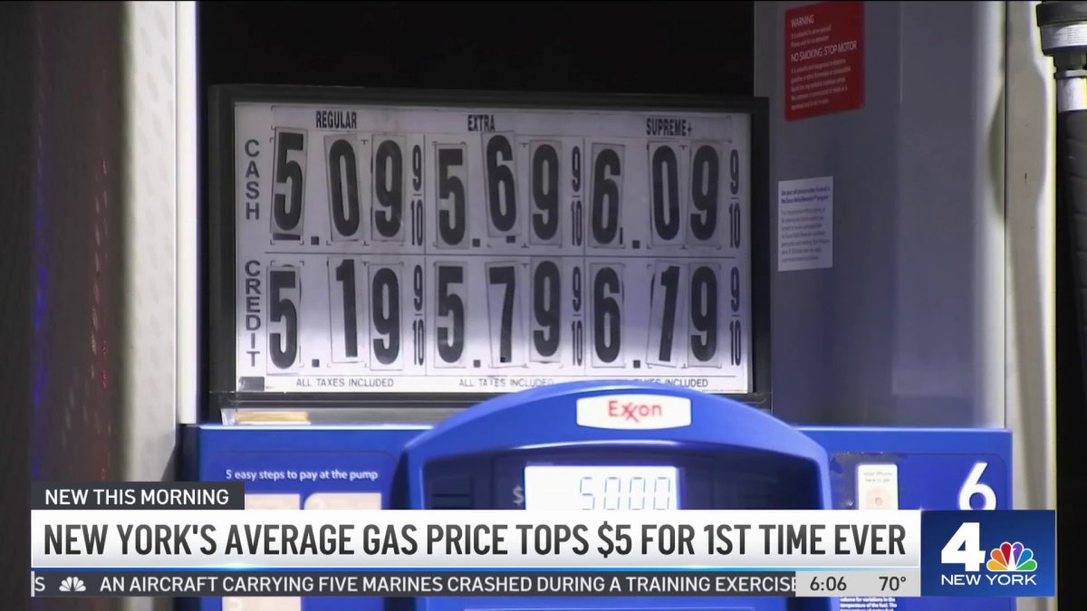 Gas Prices in New York Hit AllTime High NBC New York