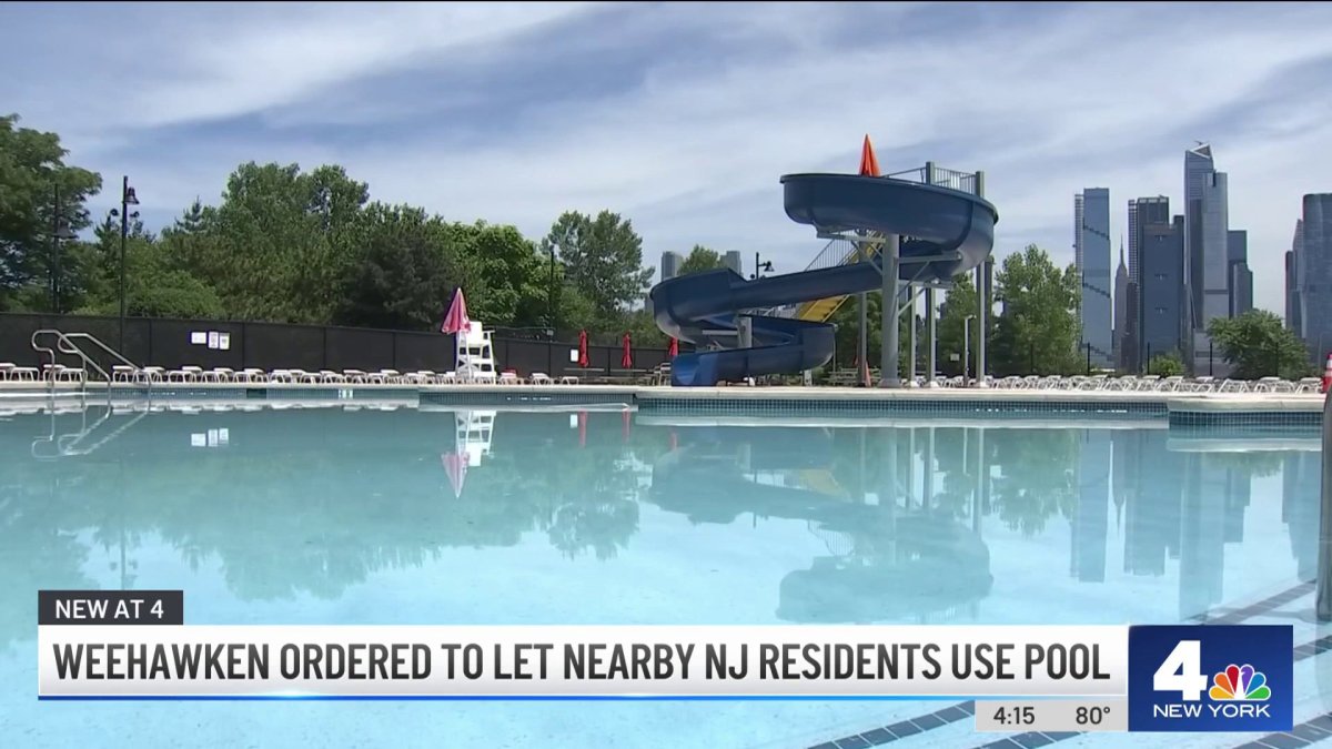 Weehawken Ordered to Allow Nearby NJ Residents to Use Town Pool NBC