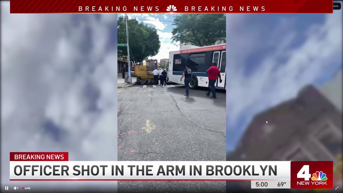 NYPD Officer Shot in the Arm in Brooklyn – NBC New York