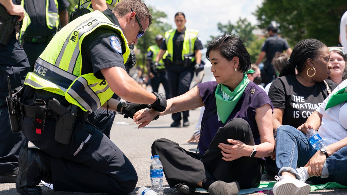 Congresswoman Who Wrote Abortion Rights Bill Arrested at Rally Near ...