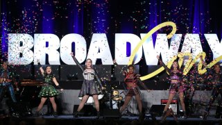 The cast of "Six" onstage for BroadwayCon at the New York Hotel