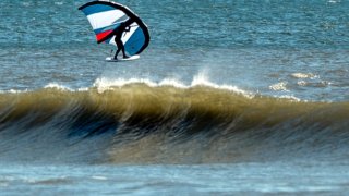 Windsurfer on Long Island