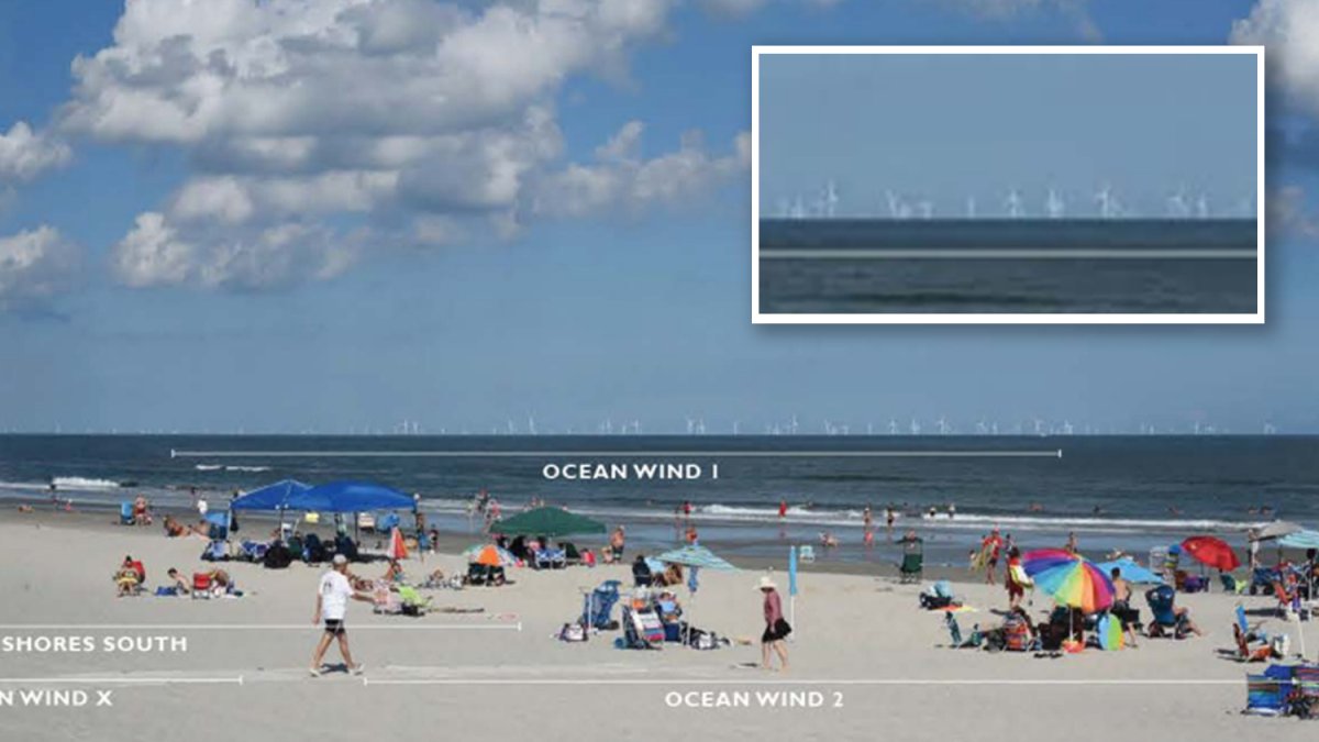 Enjoy the View While It Lasts. Jersey Shore with 100s of Offshore Wind