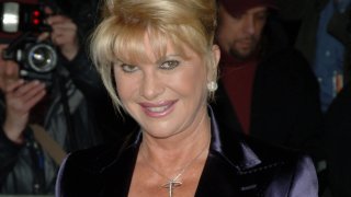 Ivana Trump arrives at World Premiere of “Basic Instinct 2” held at AMC Lincoln Square Theatre in New York, NY, on March 27, 2006.