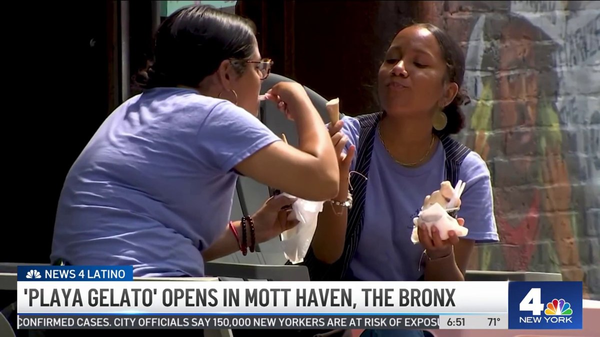 News 4 Latino Plata Gelato Opens in the Bronx NBC New York