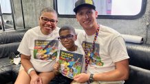 Child helps NASCAR's Brandon Brown give new meaning to 'Let's go