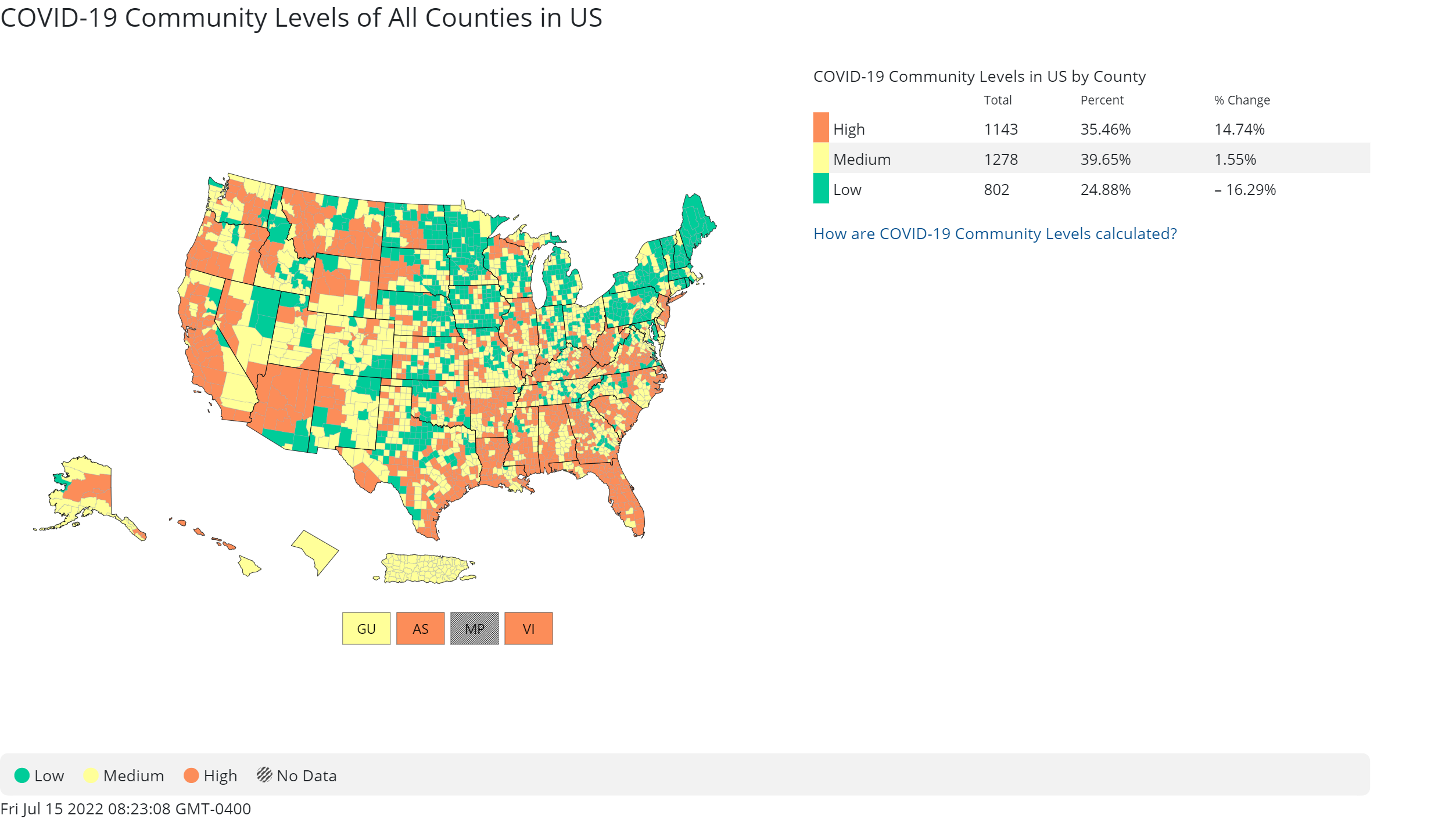 CDC COVID Map NYC COVID Data Surging Amid BA5 Variant Threat NBC New