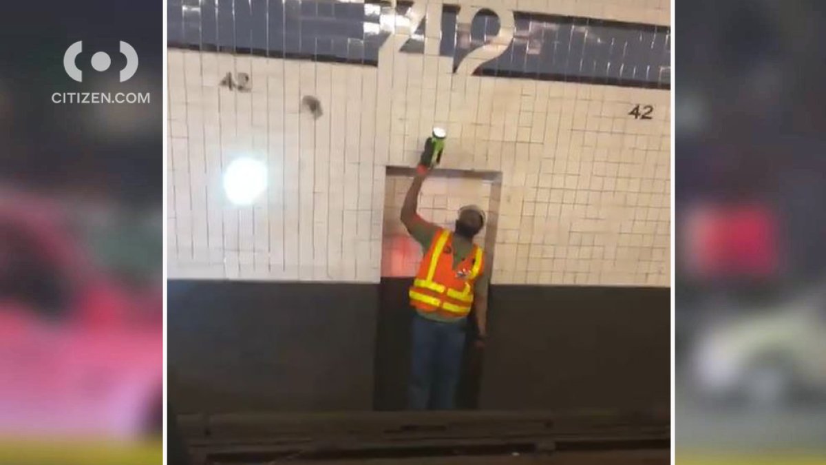 NYC Subway Delays at West 42nd Street After Man Catches Fire – NBC New York