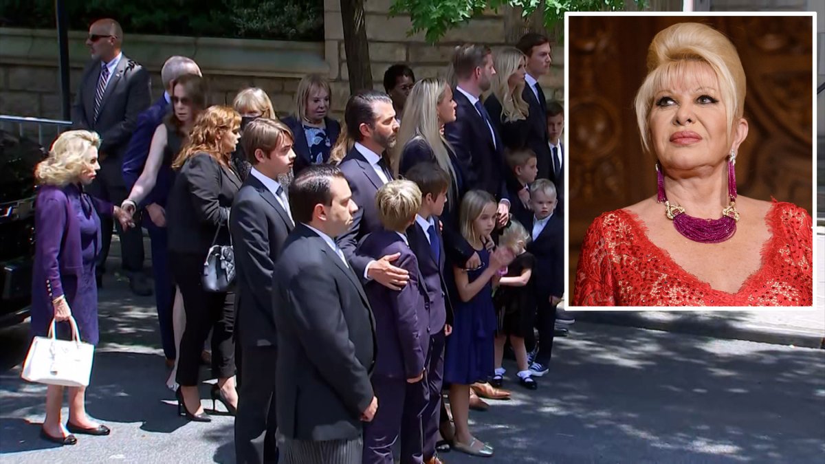 Ivana Trump mourned at Upper East Side funeral