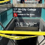 Subway station in Manhattan closed for police investigation.
