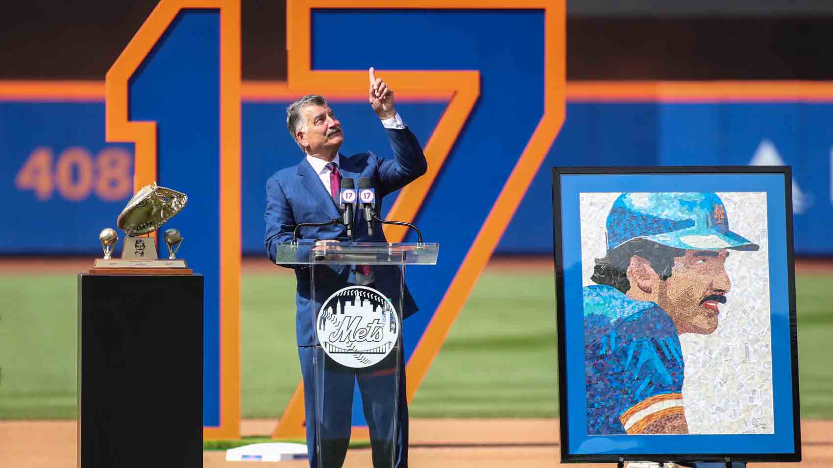 Former 1B Keith Hernandez cherishes 'a great moment,' as New York Mets  retire No. 17 jersey - ESPN