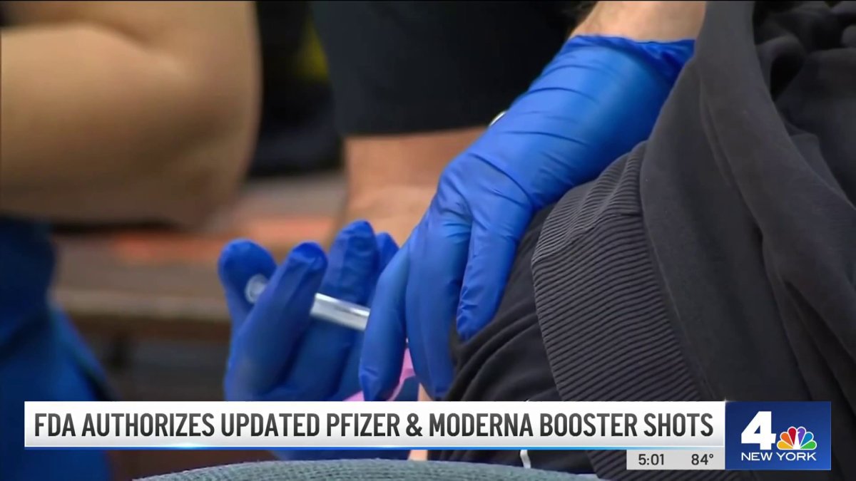 FDA Authorizes Updated Pfizer & Moderna Booster Shots NBC New York