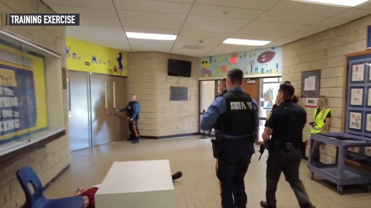 Active Shooter Training Drill at New Jersey School – NBC New York
