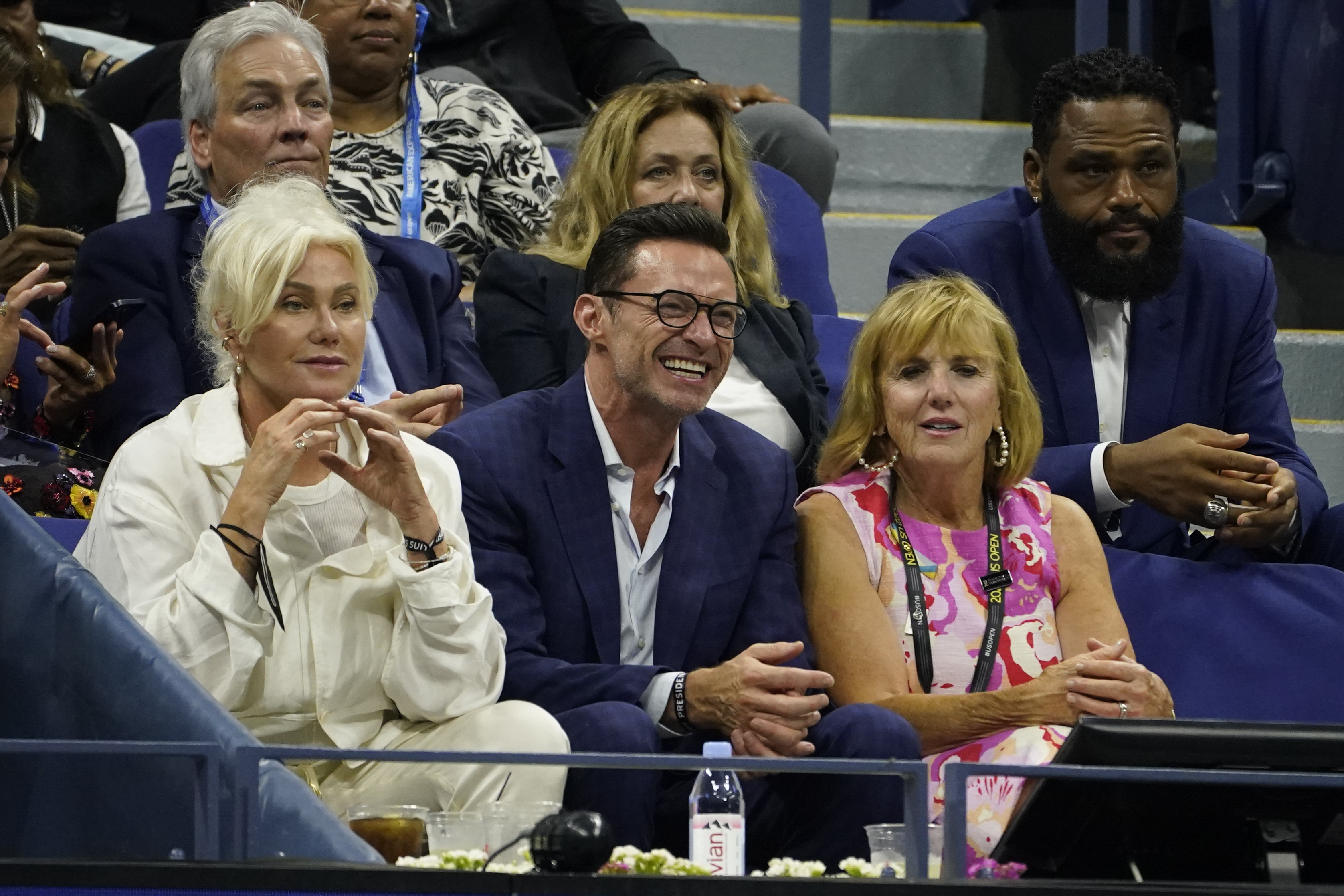 Celebrity Sightings at Serena Williams First Match of Her Last US Open