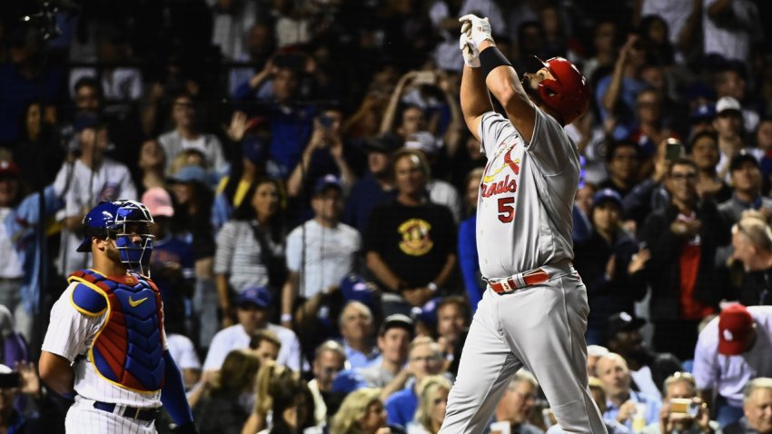 Albert Pujols signs papers, making retirement official – NBC