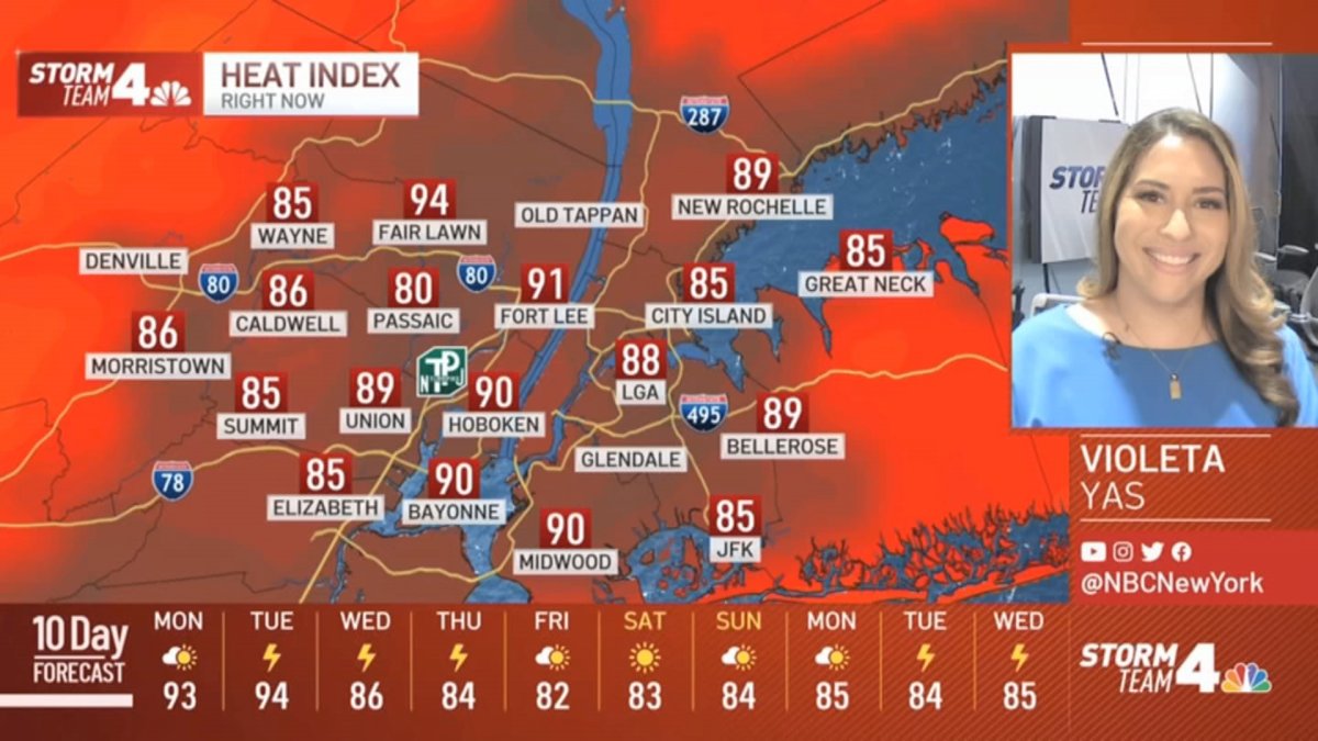 Latest Forecast From Storm Team 4 NBC New York