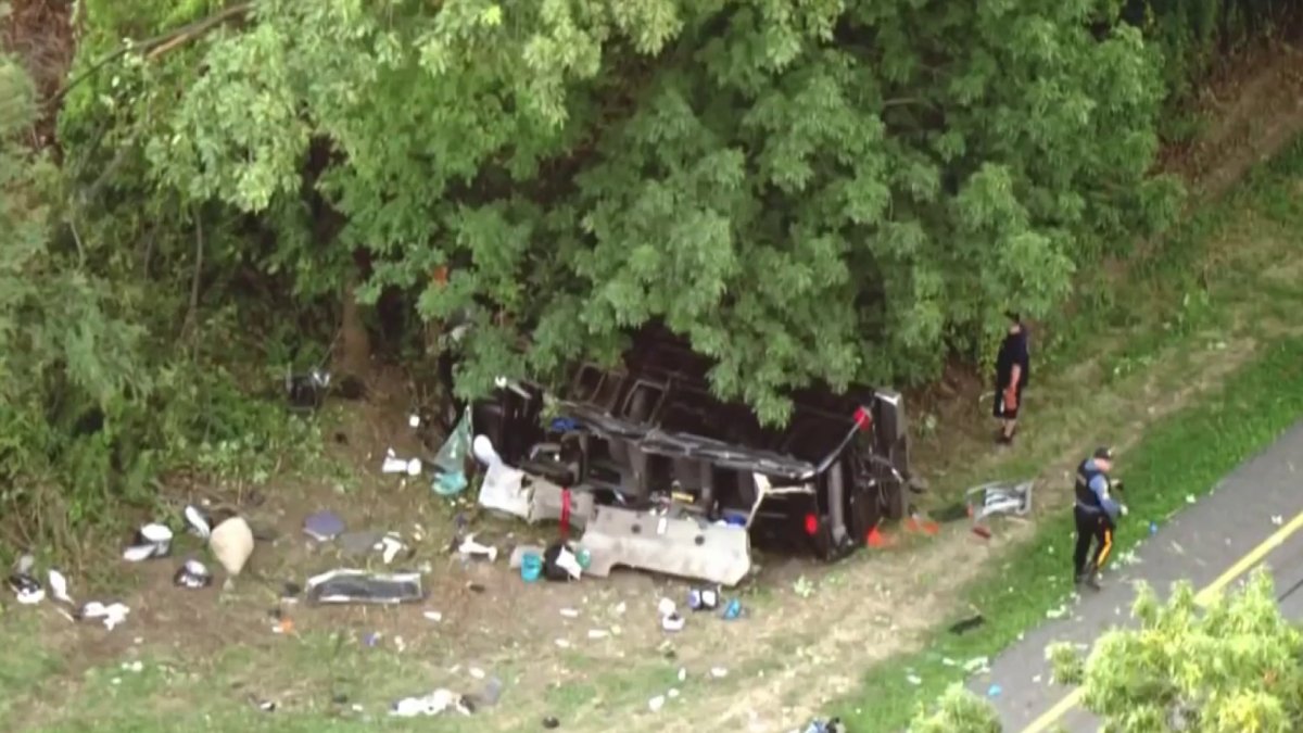 4 Killed, 8 Hurt in Van Rollover on Palisades Parkway NBC New York