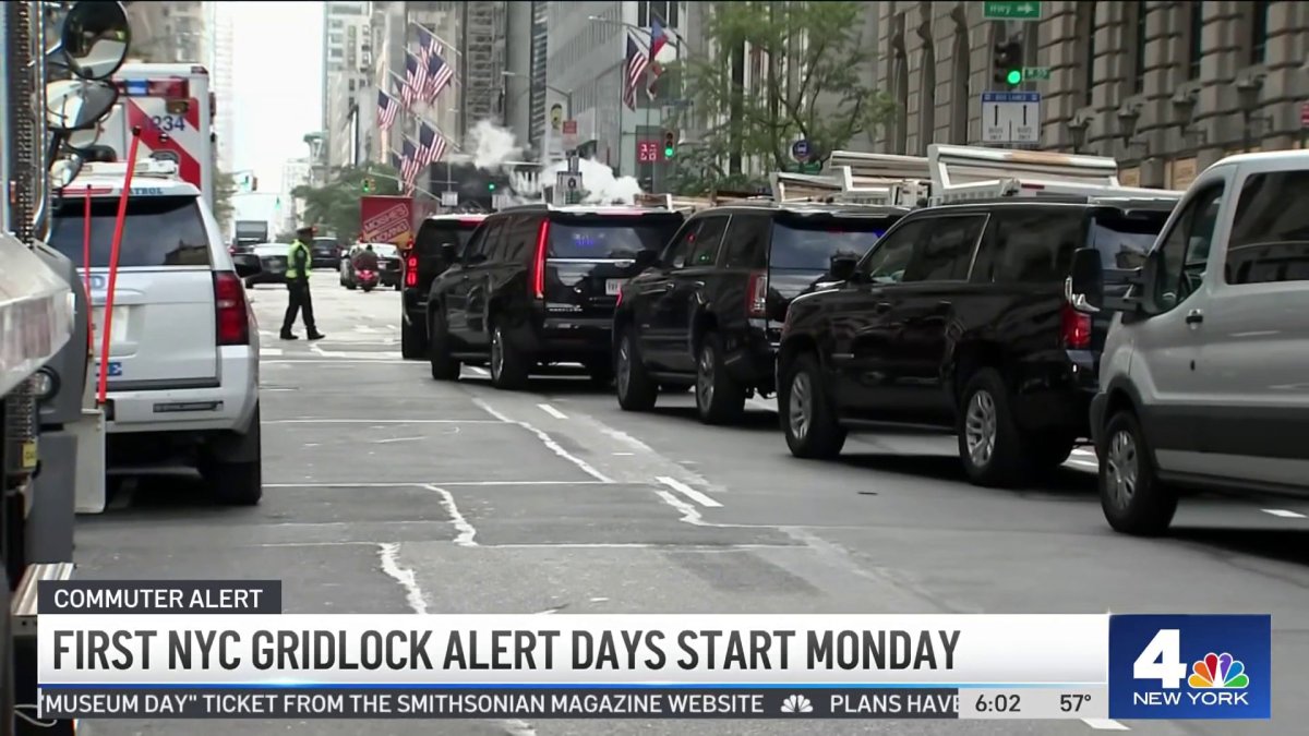 NYC Gridlock Alert Starts Next Week What to Know NBC New York