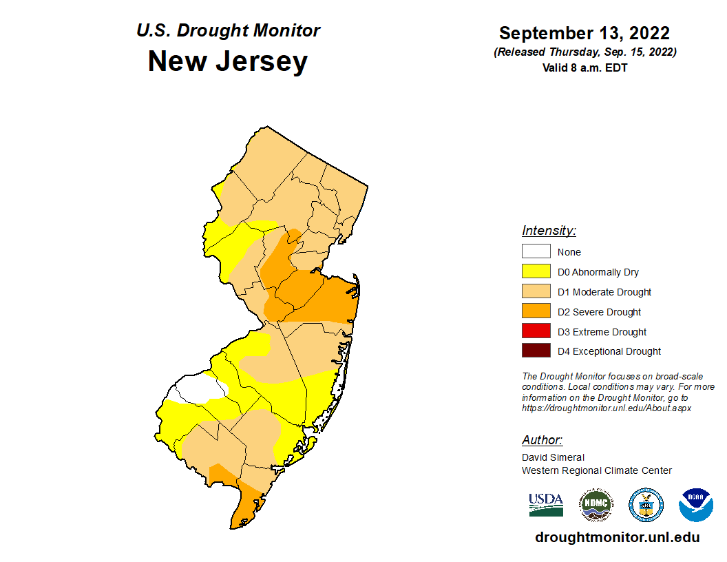 UNL Drought Monitor: Map Shows NJ Drought Conditions – NBC New York