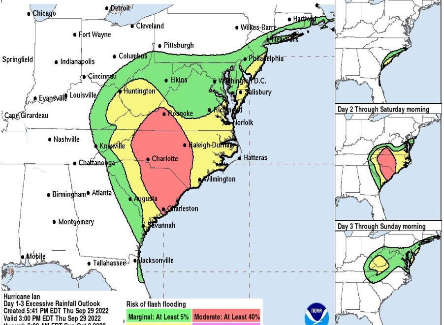 Ian to Hit South Carolina as Hurricane, NOAA Update Says; Track It