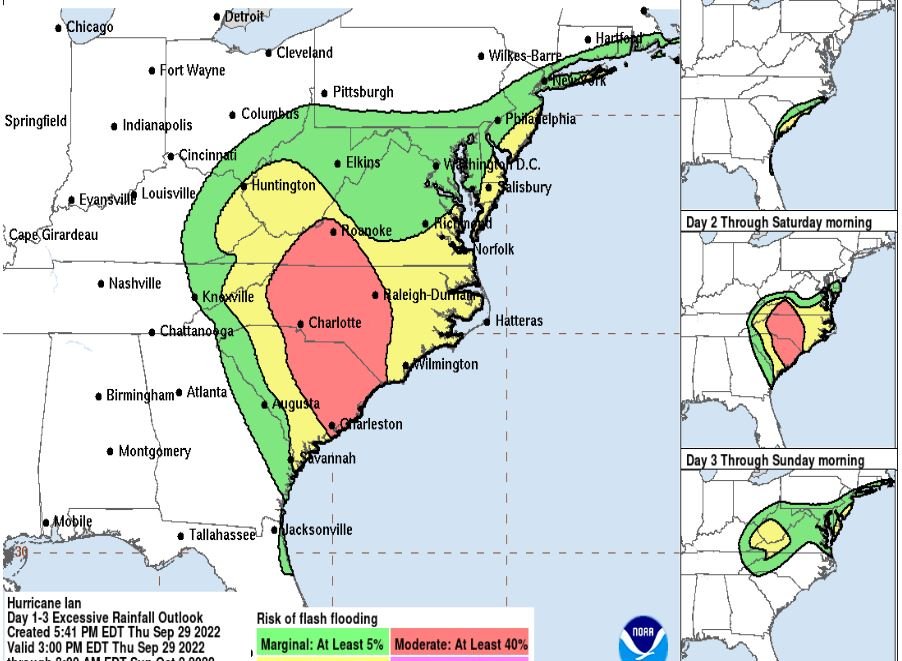Ian to Hit South Carolina as Hurricane, NOAA Update Says; Track It ...