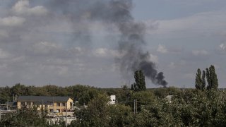 File - A view from Kupiansk after the city was regained from Russian forces, in Kharkiv, Ukraine, on Sept. 17, 2022.