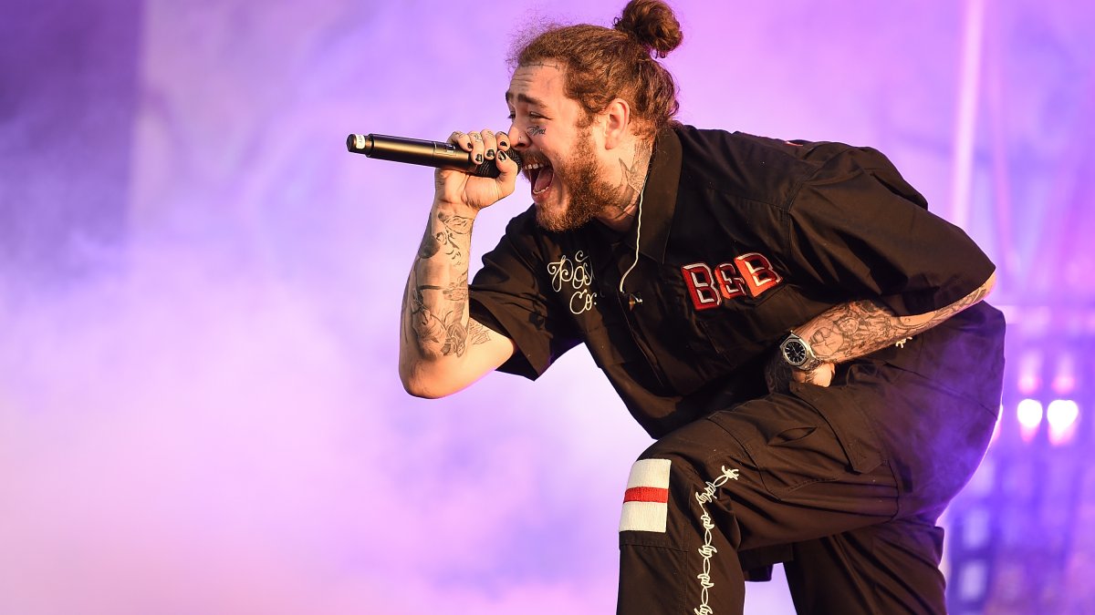 Post Malone Speaks Out After Onstage Accident NBC New York