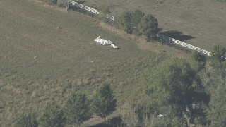One of the planes that crashed was found in a field in Longmont, Colo.